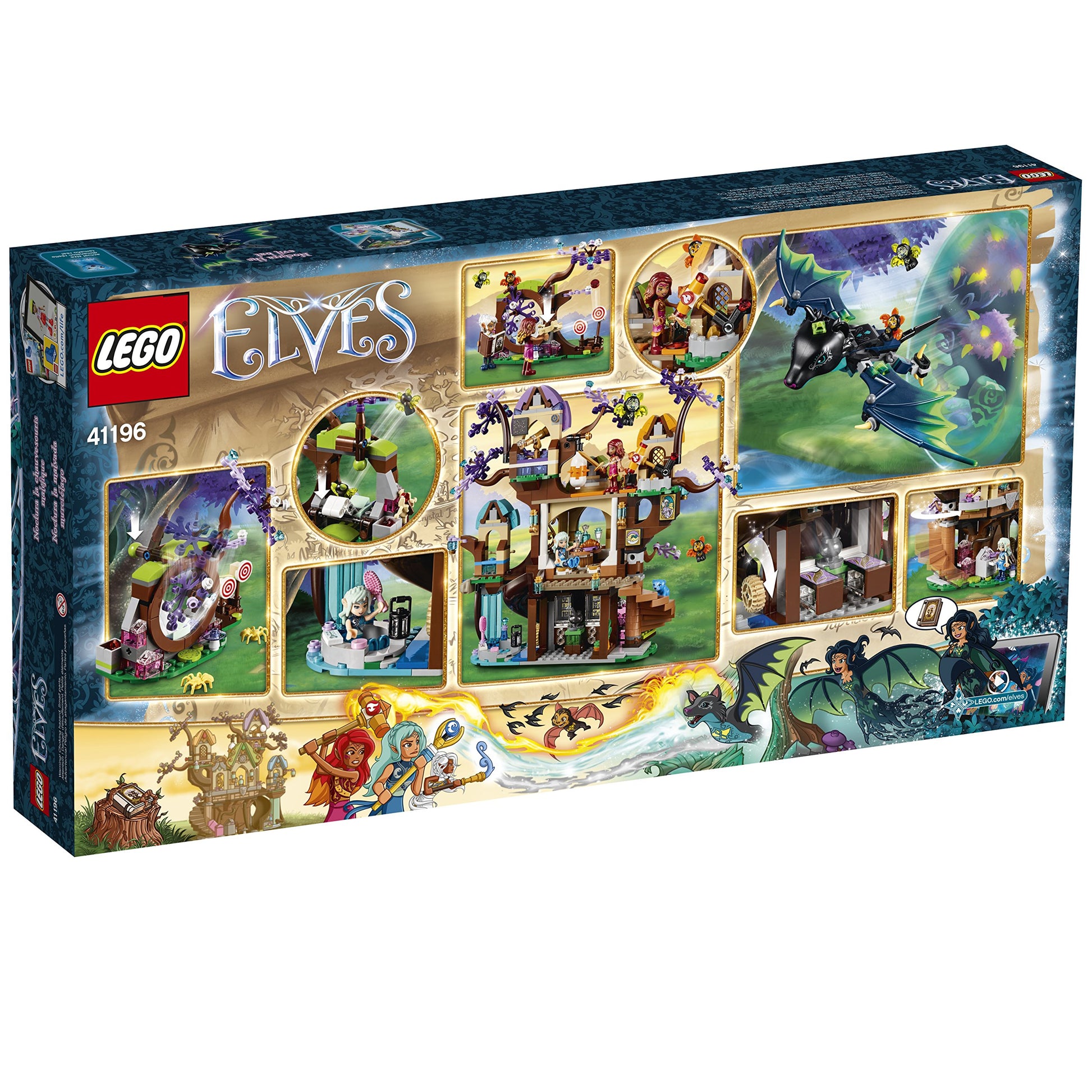 LEGO Elves The Elvenstar Tree Bat Attack 41196 Building Kit (883 Piece)