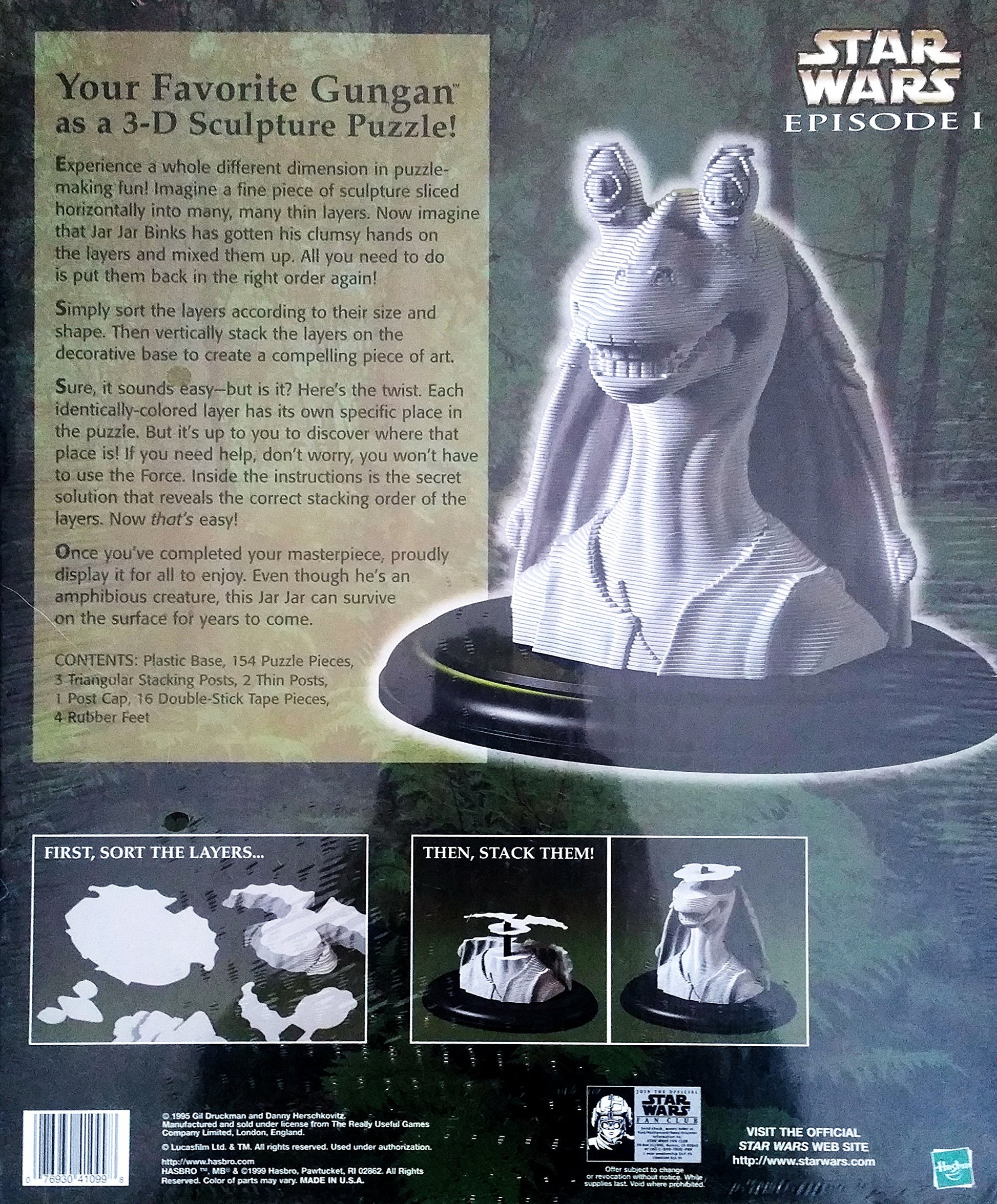 Star Wars Jar Jar Binks 3D Sculpture Puzzle
