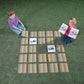 Fun Express Giant Memory Matching Game for Kids Ages 3-8 - 48 Jumbo Cards Educational Learning Toy | Preschool Board Games for Toddler Activities |