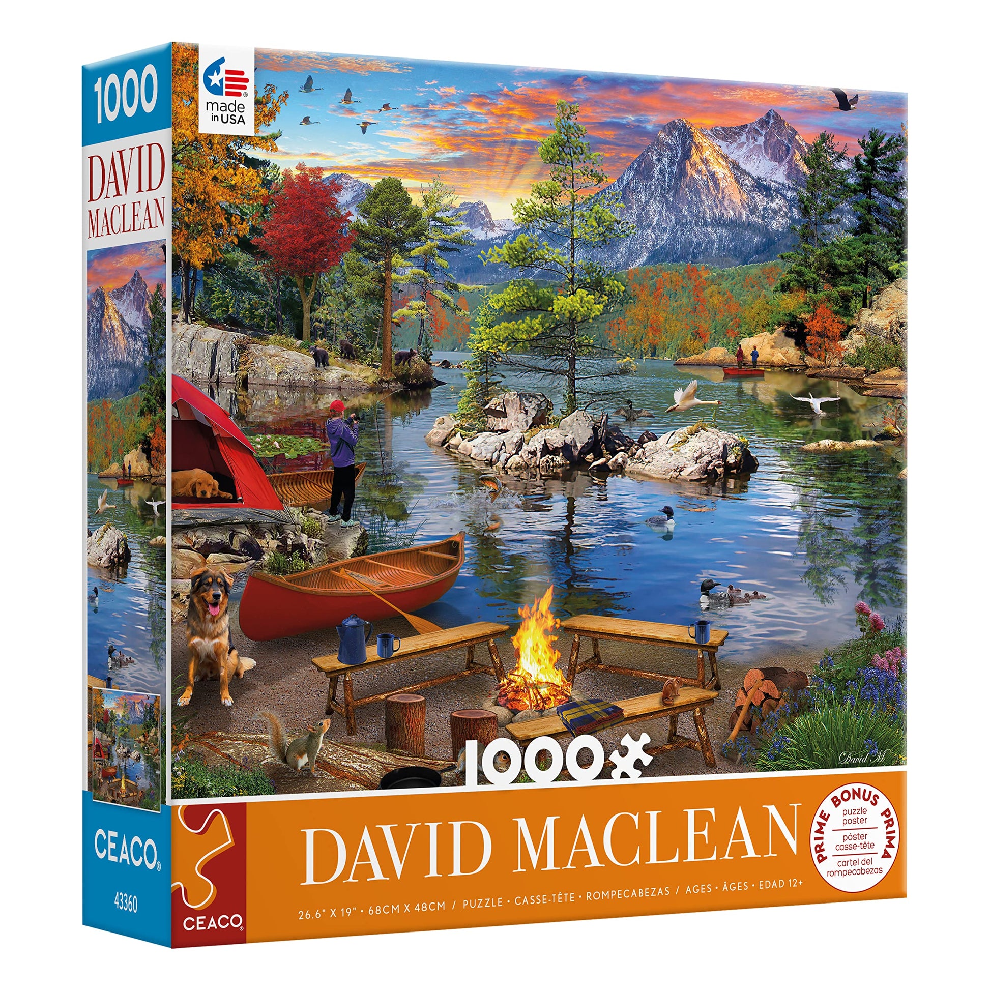 Ceaco - David Maclean - Fishing with My Son - 1000 Piece Jigsaw Puzzle