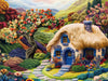 Springbok Enchanted Cottage Garden 1000 Piece Jigsaw Puzzle for Adults & Family - Poster Now Included - Floral Garden Art, Cozy Cottage Scene - Unique