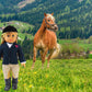 American Fashion World Riding Outfit for 18-Inch Dolls | Helmet and Boots Included | Premium Quality & Trendy Design | Dolls Clothes | Outfit Fashions