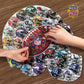 MasterPieces 500-Piece NFL Drip Art Helmet Shaped Puzzle - Perfect for NFL Fanatics - 25"x22"