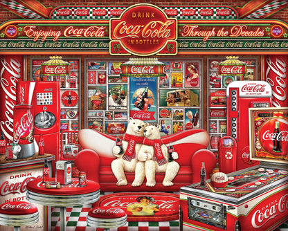 Springbok Coca-Cola Decades 1000 Piece Jigsaw Puzzle for Adults