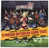 CMON Zombicide Season 2: Prison Outbreak 9 Double-Sided Game Tiles - Enhance Your Zombie Apocalypse Experience! Cooperative Strategy Game, Ages 14+