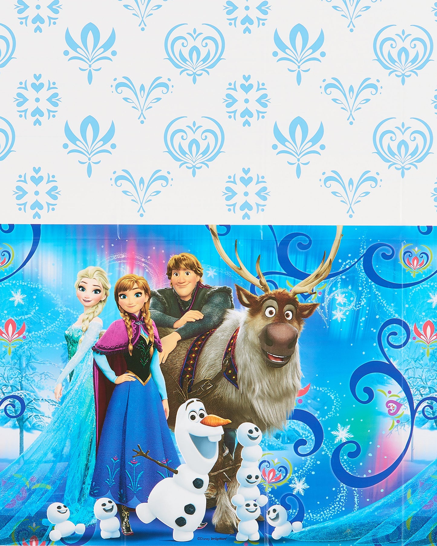 American Greetings Frozen Magic Plastic Table Cover, 54" x 96"