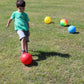 Toys+ 8.5 Inch Playground Balls Set, Official Size for Dodge Ball, Kick Ball, Four Square, Free Pump (5Pack, Red,Blue,Green,Yellow,Rainbow)