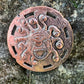 Cryptic Creative Copper Eye Tyrant Decision Coin D2 Heads-Tails - Yes-No RPG LARP
