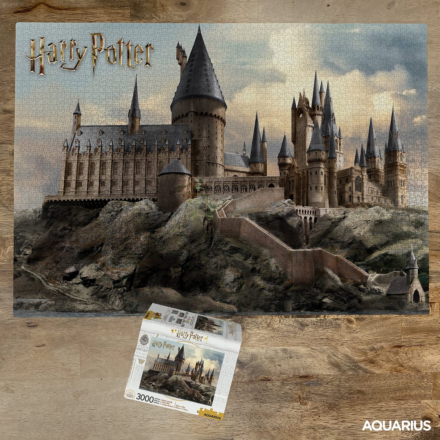 Aquarius Harry Potter 3000 Piece Jigsaw Puzzle, Hogwarts Castle Wizard Movie Puzzles 45x32 Inch Collectible Merchandise Gift for Teens and Adults