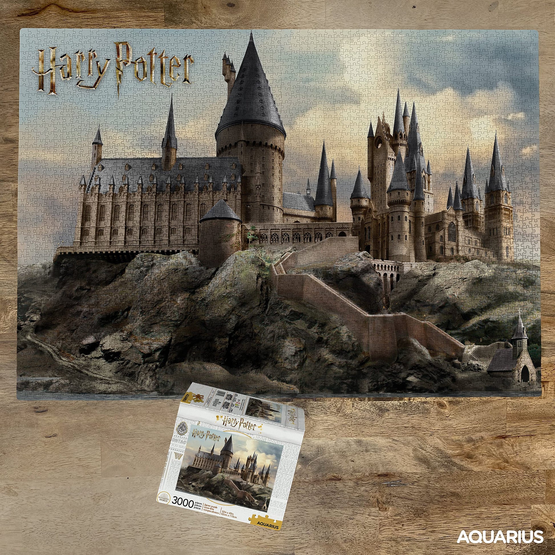 Aquarius Harry Potter 3000 Piece Jigsaw Puzzle, Hogwarts Castle Wizard Movie Puzzles 45x32 Inch Collectible Merchandise Gift for Teens and Adults