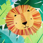 Unique Multicolor Plastic Animal Safari Table Cover (54"x84") 1 Count - Perfect for Kids Birthdays and Jungle Themed Celebrations