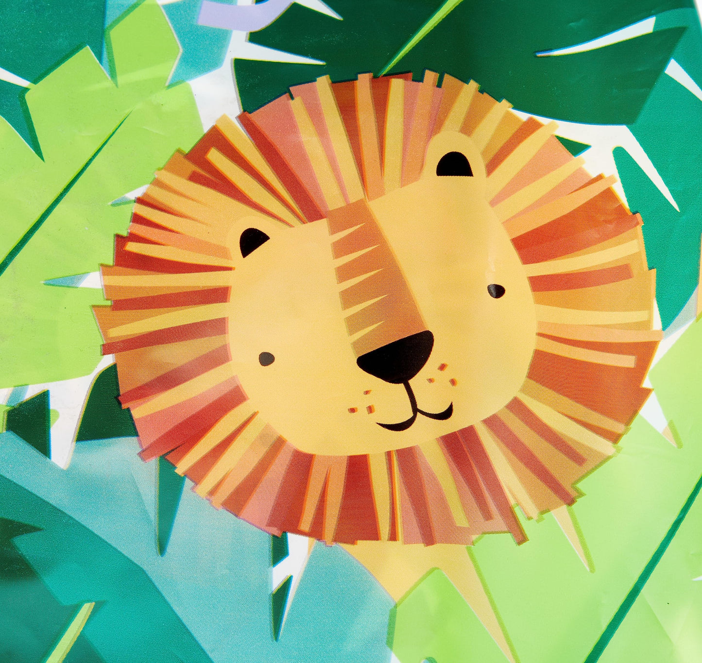 Unique Multicolor Plastic Animal Safari Table Cover (54"x84") 1 Count - Perfect for Kids Birthdays and Jungle Themed Celebrations