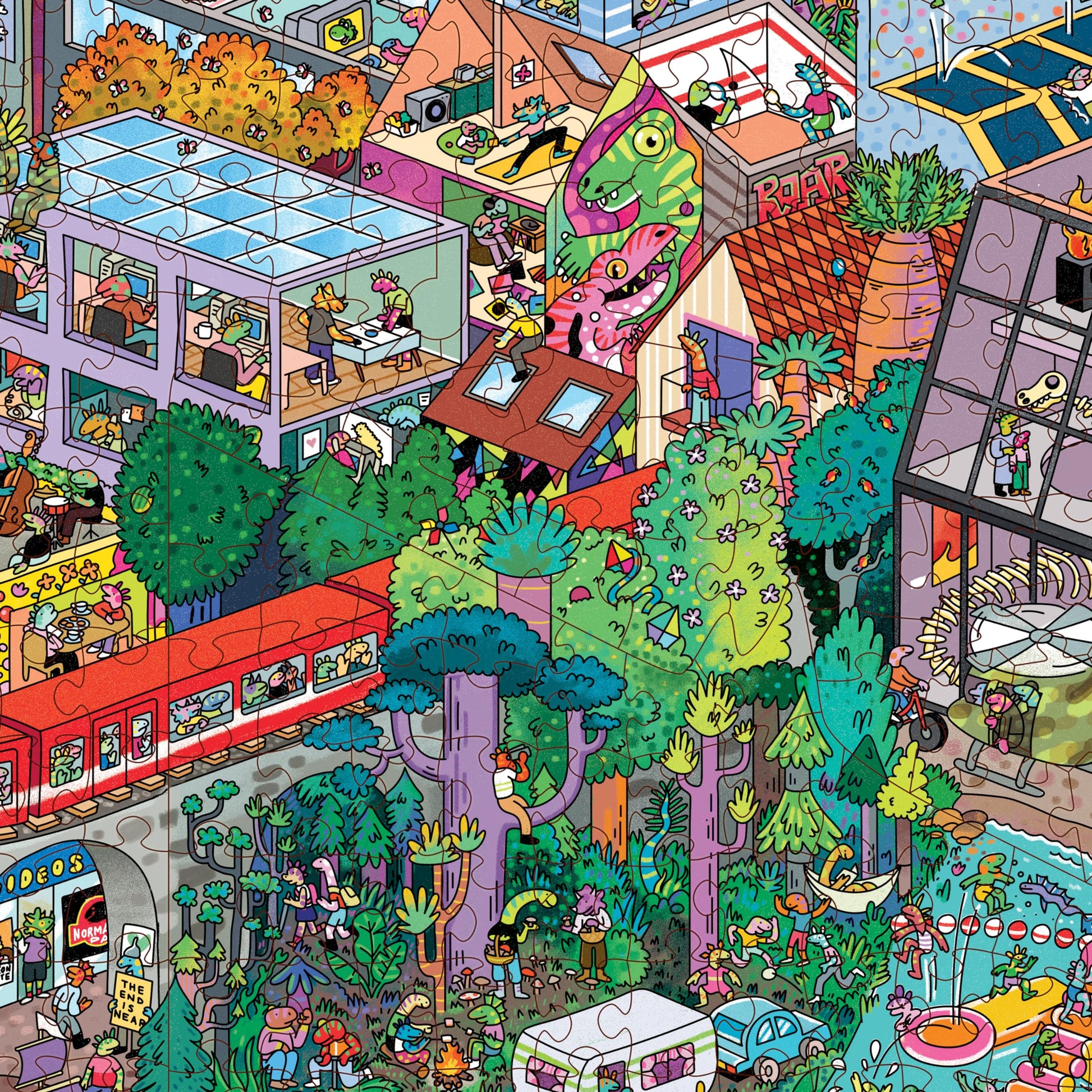Big Rock City • 1000-Piece Puzzle by The Magic Puzzle Company • Series 4