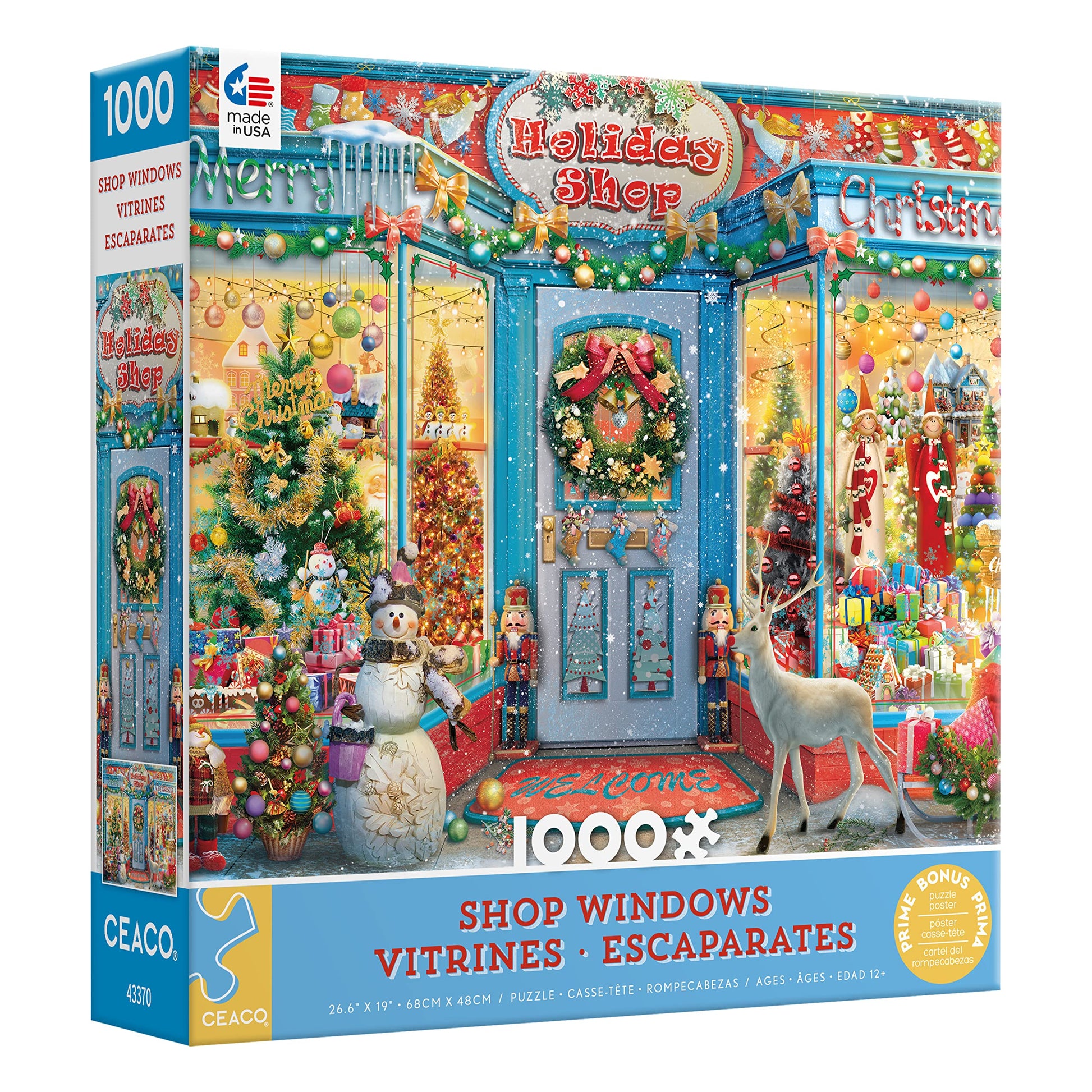 Ceaco - Shop Windows - Holiday Shop 2-1000 Piece Jigsaw Puzzle