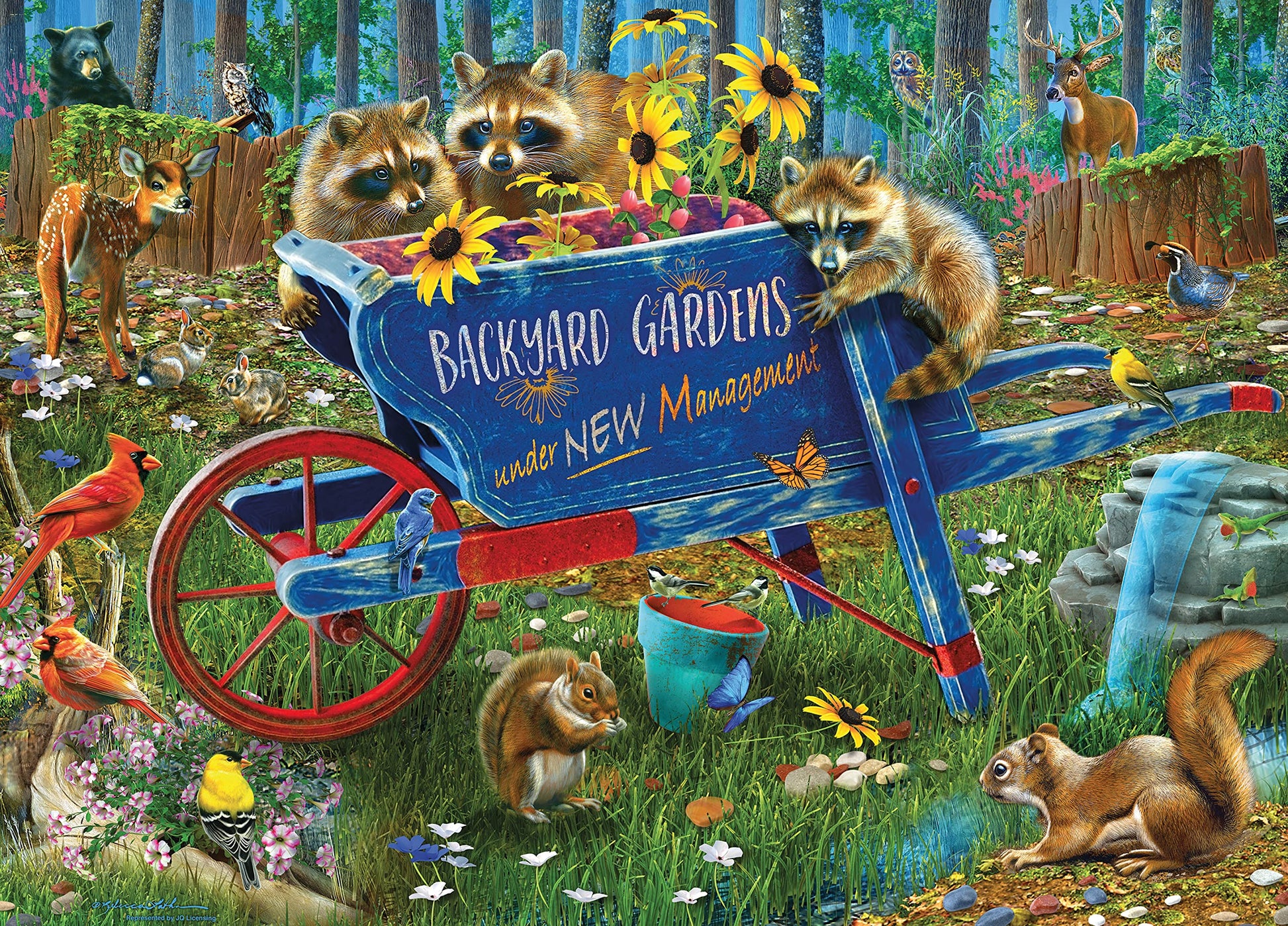 Ceaco - Wild - Backyard Beauty - 1000 Piece Jigsaw Puzzle