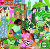 eeBoo: Piece and Love Rooftop Garden 500 Piece Square Adult Jigsaw Puzzle, Jigsaw Puzzle for Adults and Families, Includes Glossy, Sturdy Pieces
