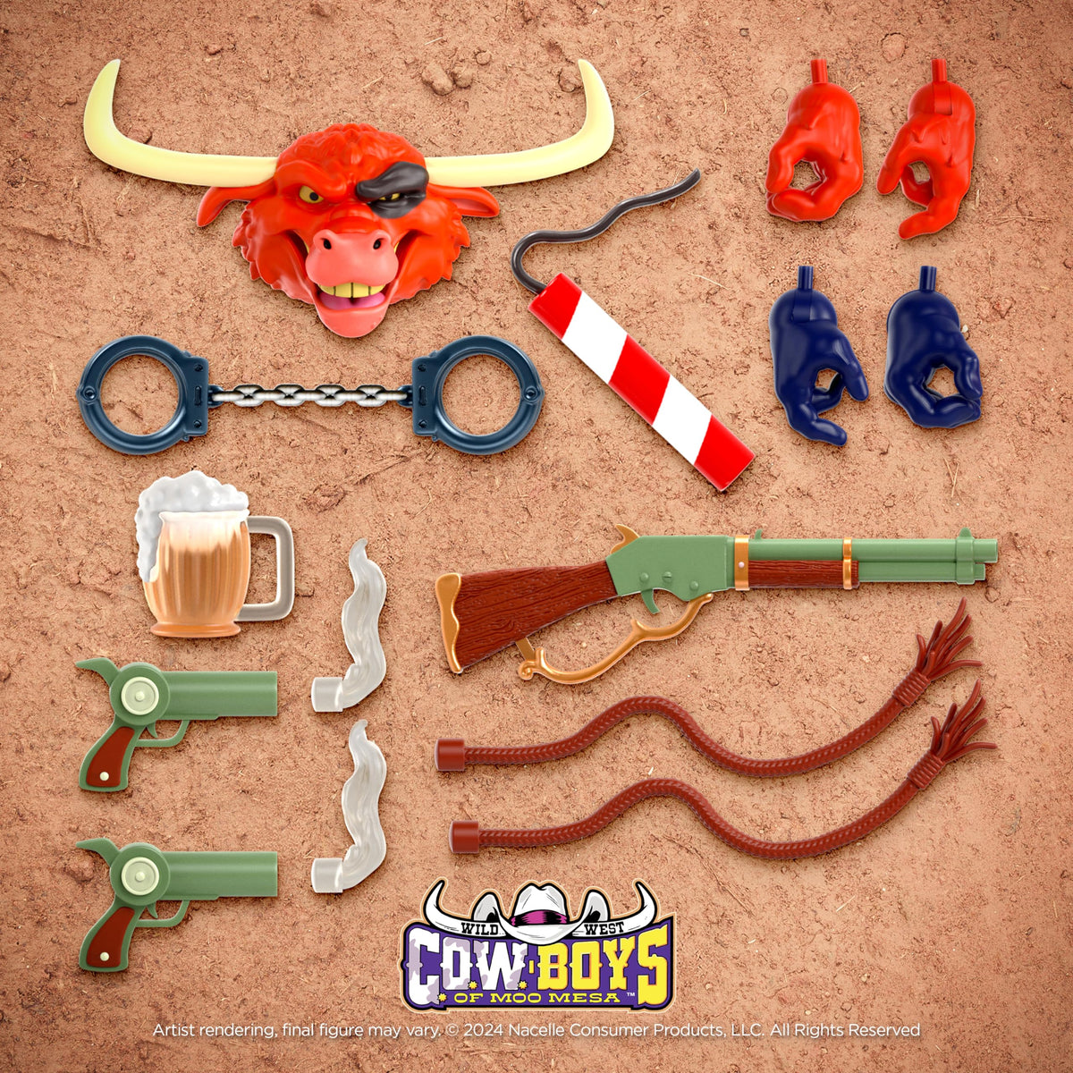 Nacelle Consumer Products C.O.W Boys of Moo Mesa: Sheriff Terrorbull Action Figure