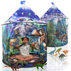 Kids Dinosaur Tent & Lights, Children's Indoor Play House Toy, 41" x 53"