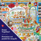 eeBoo Sweet Shoppe 1000 Piece Square Jigsaw Puzzle, 23" x 23"