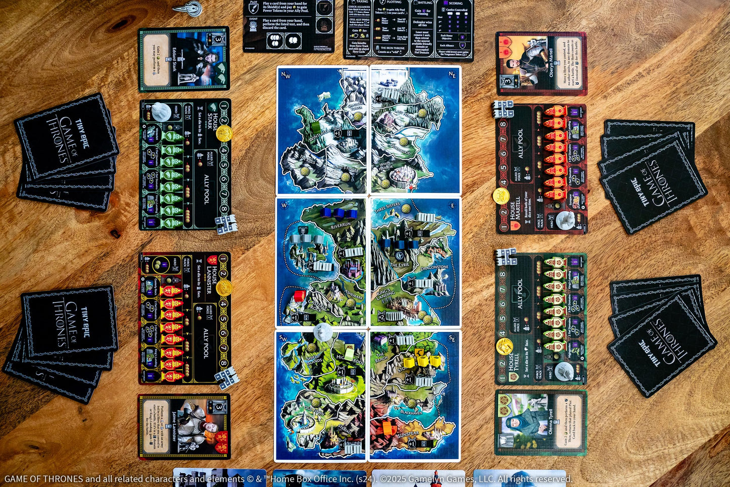 Tiny Epic Game of Thrones Board Game, Strategy Game for Adults & Teens, 1-4 Players, 60+ Min Playtime, Play as Iconic Westeros Characters, Custom