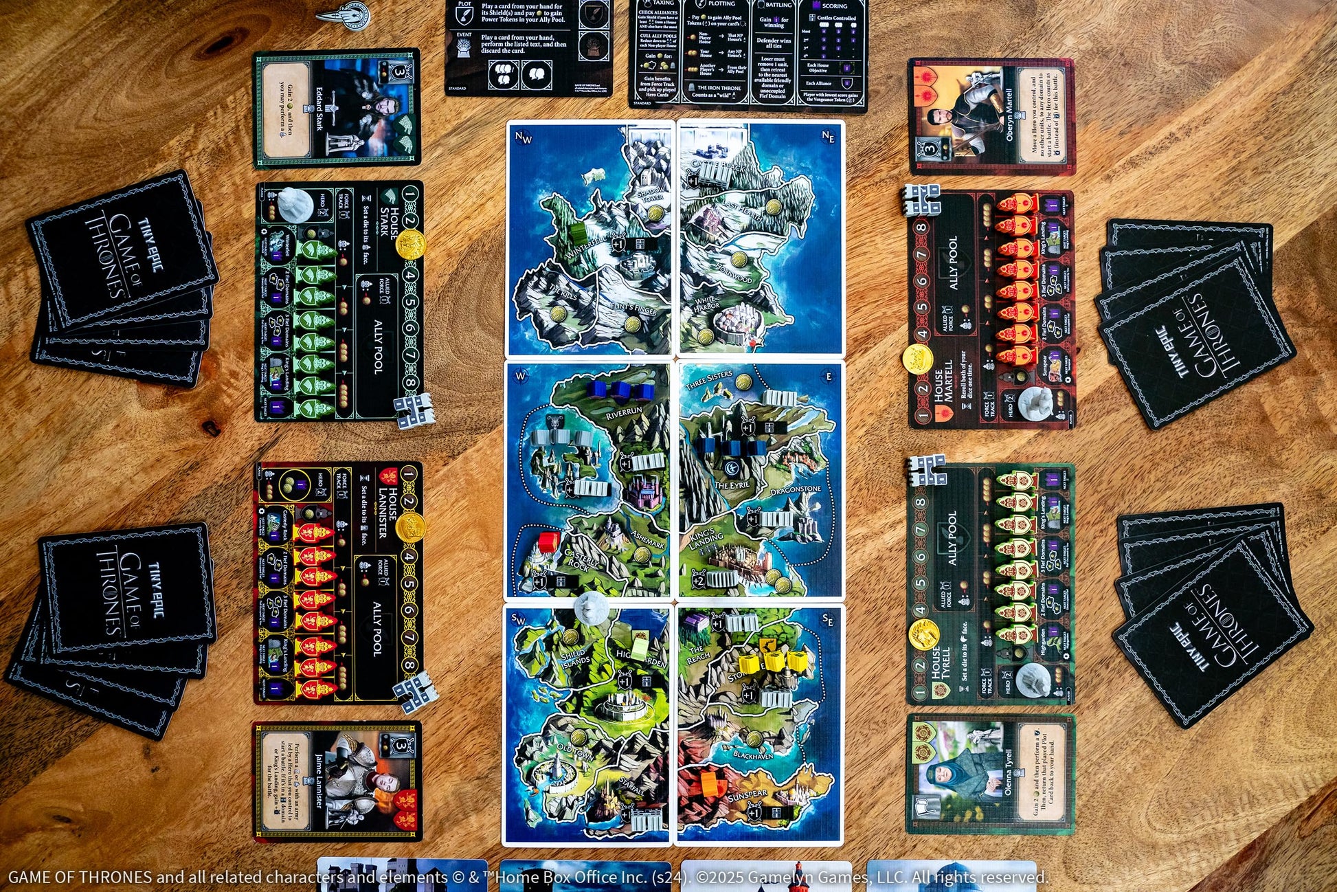 Tiny Epic Game of Thrones Board Game, Strategy Game for Adults & Teens, 1-4 Players, 60+ Min Playtime, Play as Iconic Westeros Characters, Custom