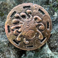 Cryptic Creative Copper Eye Tyrant Decision Coin D2 Heads-Tails - Yes-No RPG LARP