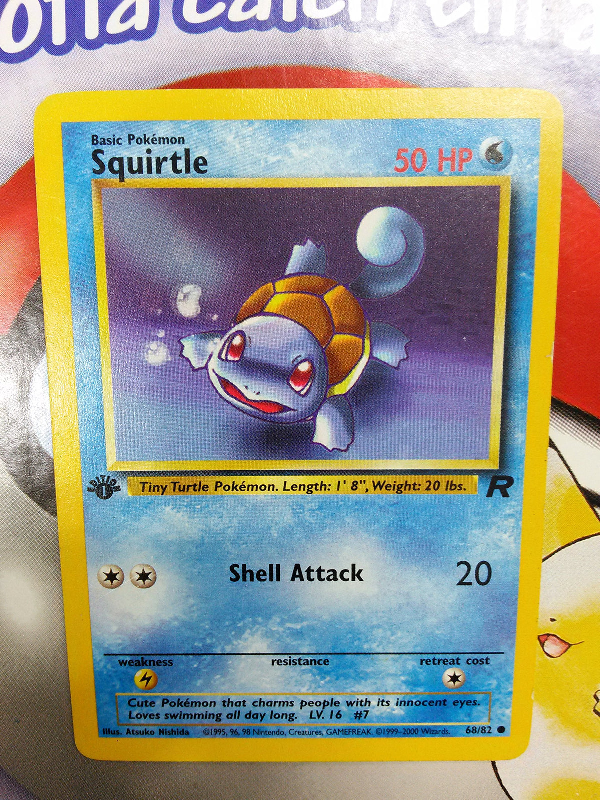 Pokemon - Squirtle (68) - Team Rocket - 1st Edition
