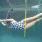 Water Sports Swim Thru Rings: 3-Pack 30-Inch Collapsible Rings, Depth Adjustable Pool Toys for Swimming Pool - Essential Water Toys and Pool
