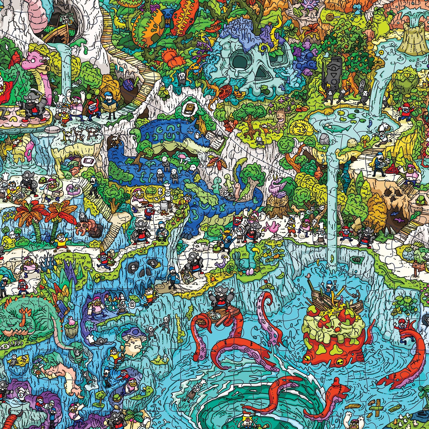 The Peckish Pirates • 1000-Piece Puzzle by Magic Puzzle Company • Series 4