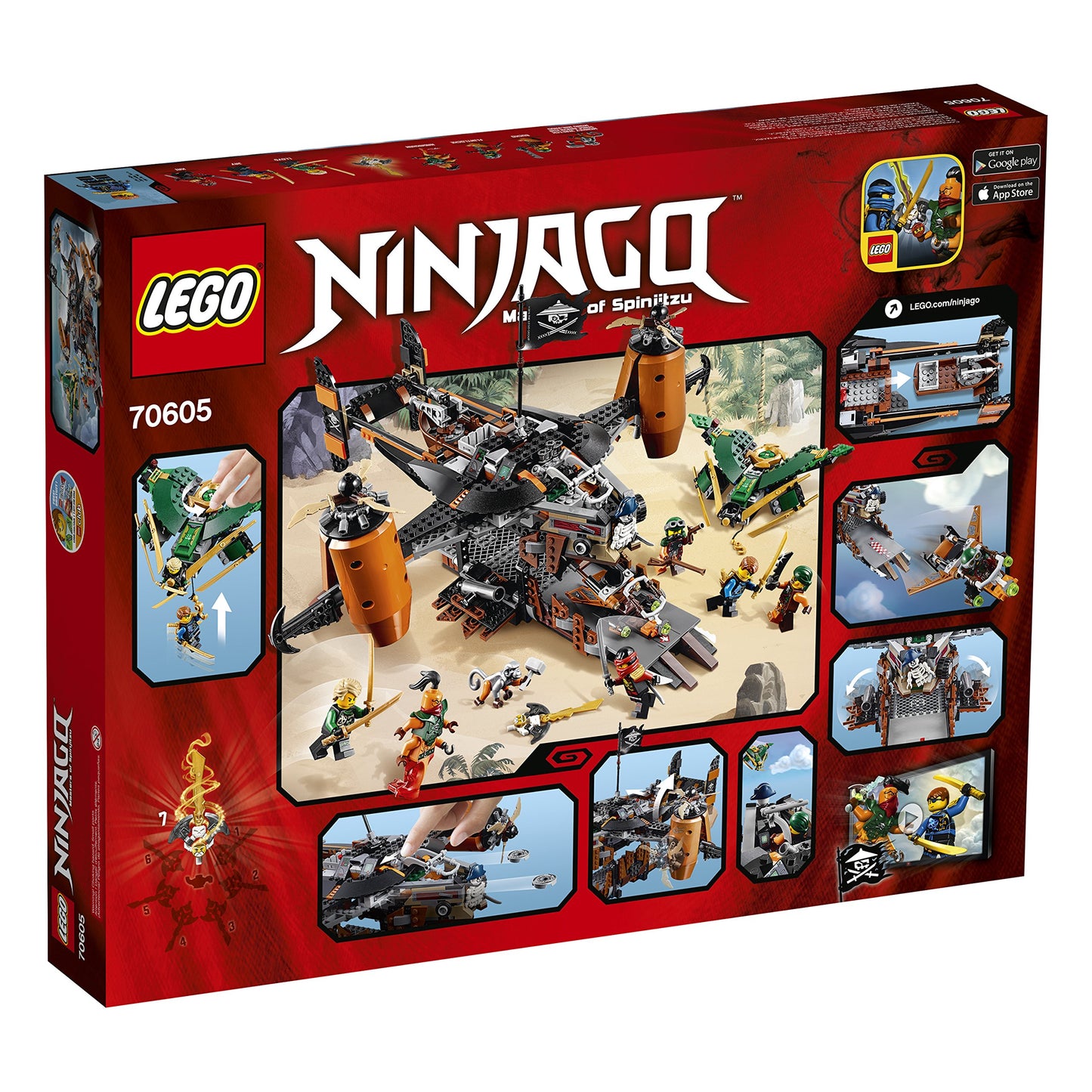 LEGO Ninjago Misfortune's Keep 70605 Building Kit (754 Piece)