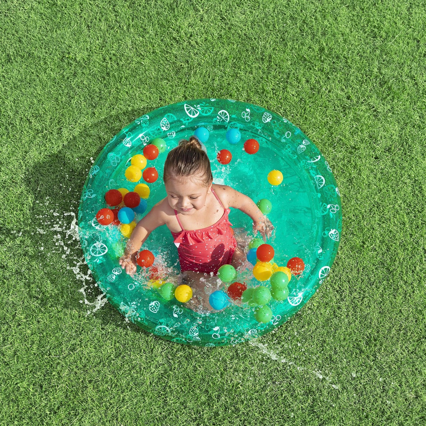 Bestway: Splash & Play - Inflatable Ball Pit Pool - 36" x 8", Kiddie Water Pool, 50 Colorful Balls, Versatile Outdoor & Indoor Use, Toddler & Kids 2+