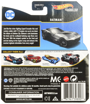 Hot Wheels DC Universe Batman, Vehicle