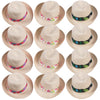 Fun Express LUAU FEDORA ASSORTMENT - Apparel Accessories - 6 Pieces