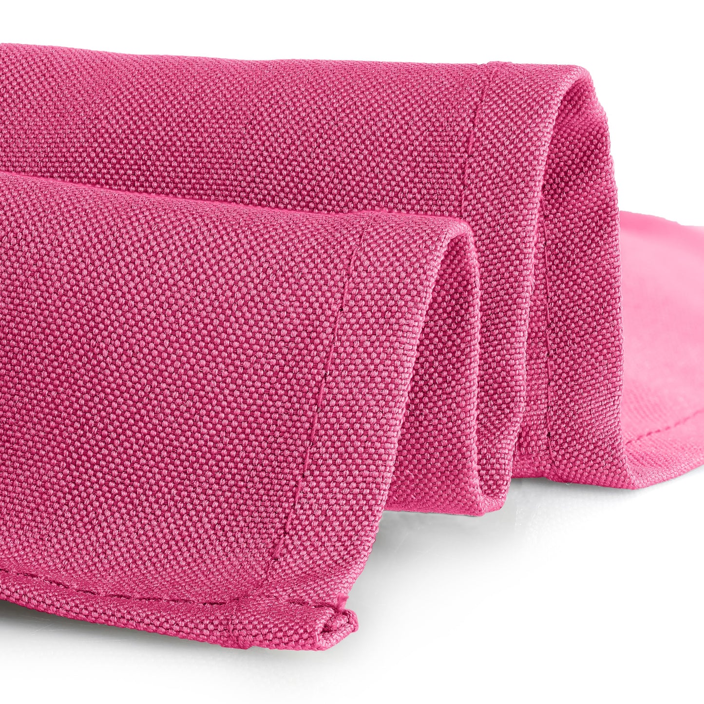 Gee Di Moda Square Tablecloth - 52 x 52 Inch Fuchsia Table Cloth for Small Square or Round Tables - Heavy Duty Washable Fabric - for Buffet Table