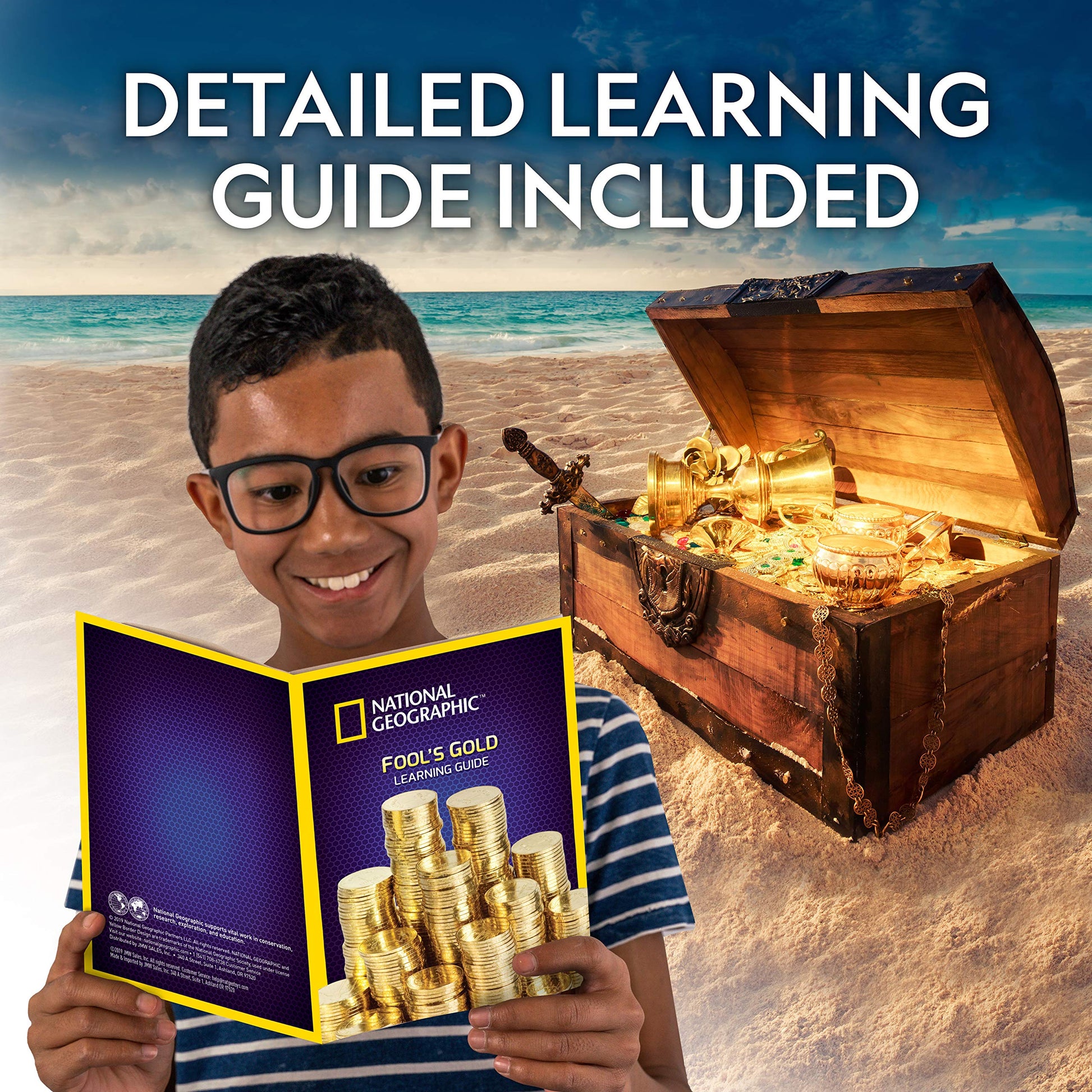 National Geographic Fool's Gold Dig Kit with 12 Gold Bar Dig Bricks