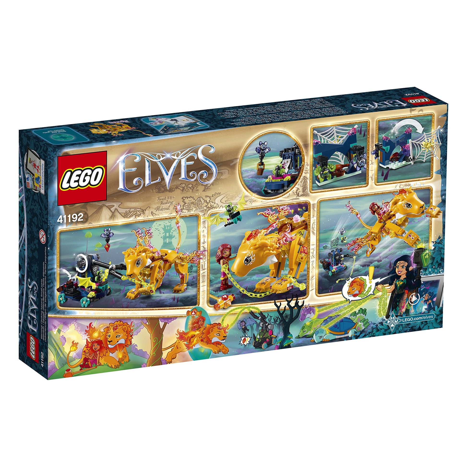 LEGO Elves Azari & the Fire Lion Capture 41192 Building Kit (360 Pieces)