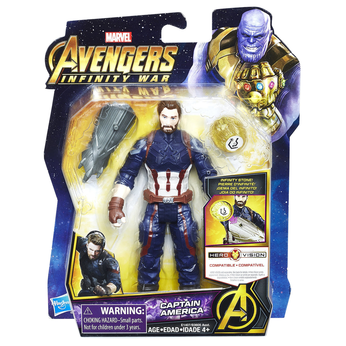 Marvel Avengers: Infinity War Captain America with Infinity Stone