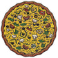 Stellar Factory Pizza Puzzles Veggie Supreme, 550-Piece Puzzle, 20"