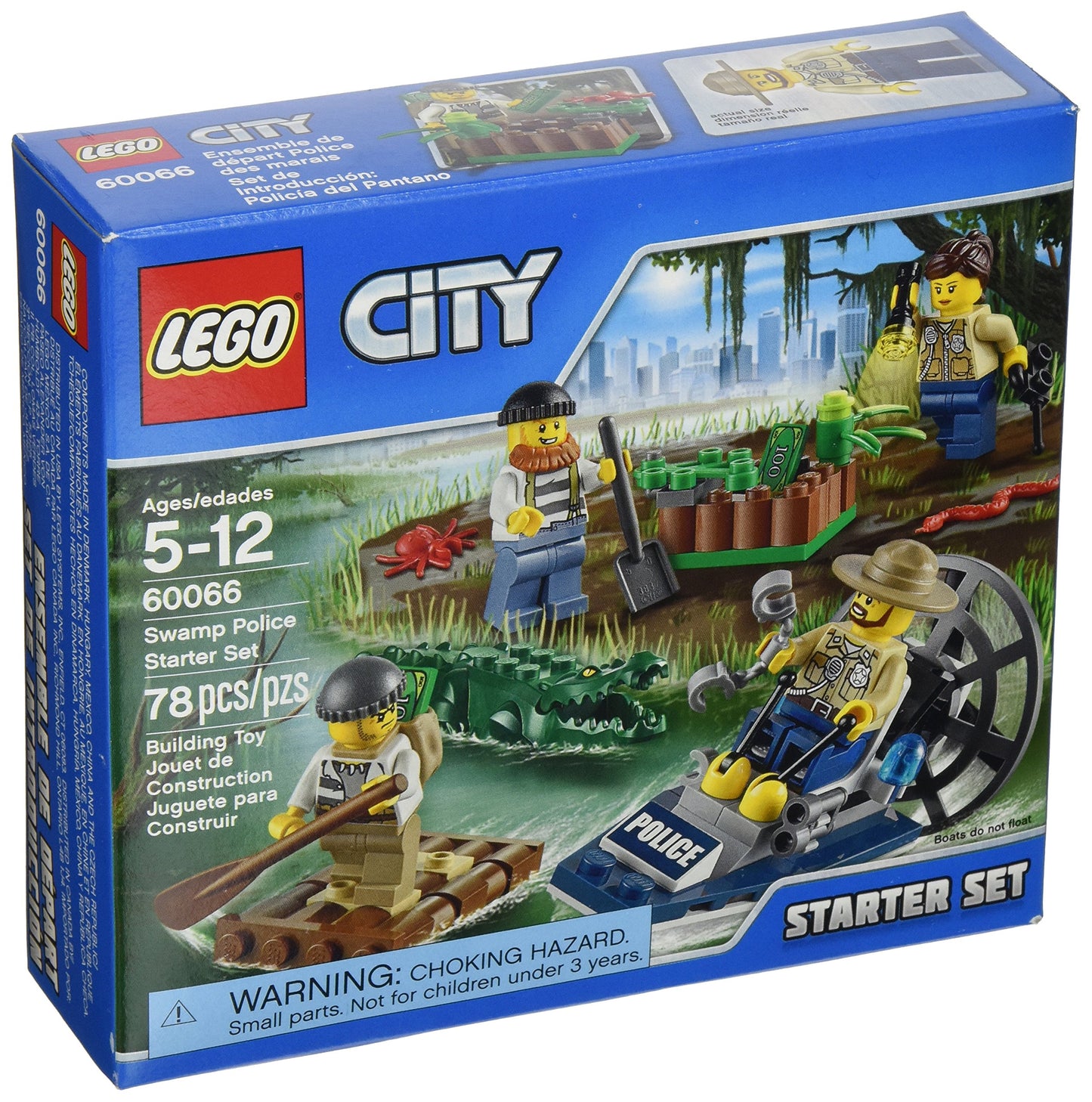 LEGO, City, Swamp Police Starter Set (60066)