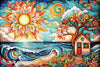 Springbok She Shed by the Sea 1000 Piece Jigsaw Puzzle for Adults