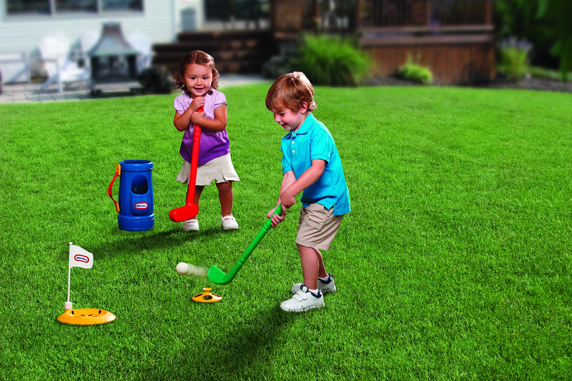 Little Tikes TotSports Grab N Go Golf , Blue