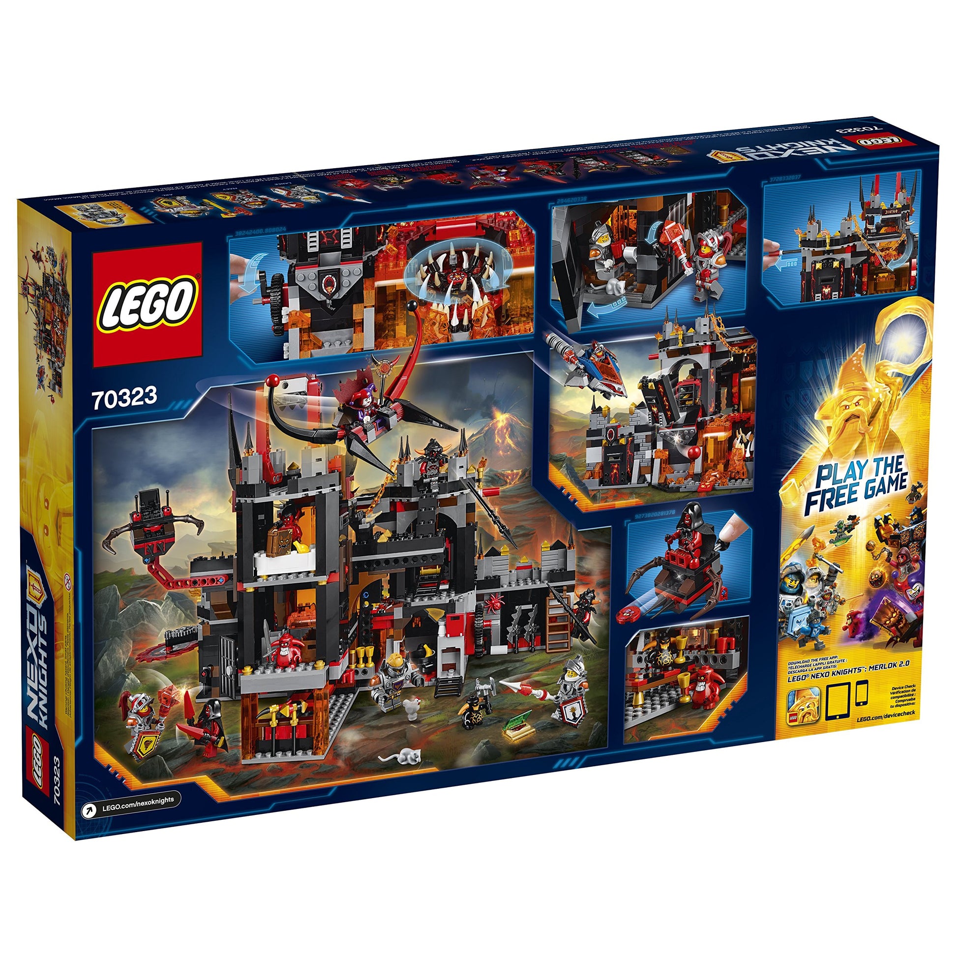 LEGO Nexo Knights 70323 Jestro's Volcano Lair Building Kit (1186 Piece)