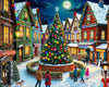 Springbok Merry Town Square 1000 Piece Christmas Jigsaw Puzzle for Adults