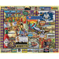 White Mountain 1000 Piece Jigsaw Puzzle Pelican State, I Love Louisiana