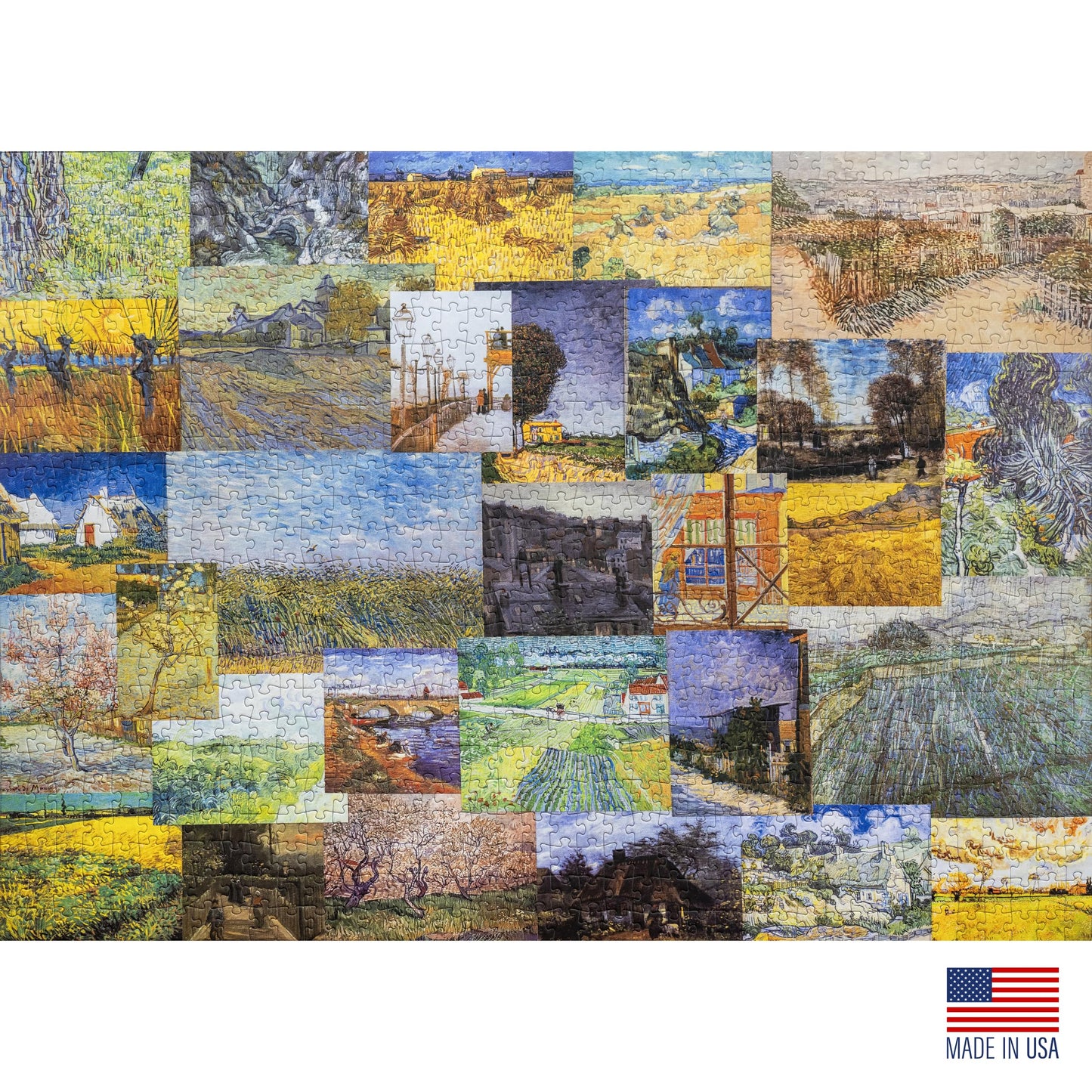 Aether Puzzles - A Journey Through Landscape and Color Part 2, Fine Art Puzzle, Premium 1000 Piece Jigsaw Puzzle for Adults, Glare-Free, Soft-Touch