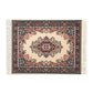 Set of 2 Dollhouse Area Rugs - Miniature Carpet Accessories for Doll Houses, 10 x 7 Inch Rectangular Floor Décor, Oriental Style