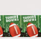 Multicolor Tailgates & Touchdowns Plastic Table Covers - 54" x 84" (3 Pc) - Vibrant Party Essentials for Football-Themed Celebrations