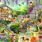 Ceaco - EZ2Hold - Kate Ward Thacker - Animal Garden Party - 1000 Piece Jigsaw Puzzle for Adults - Challenging Puzzle Perfect for Game Nights