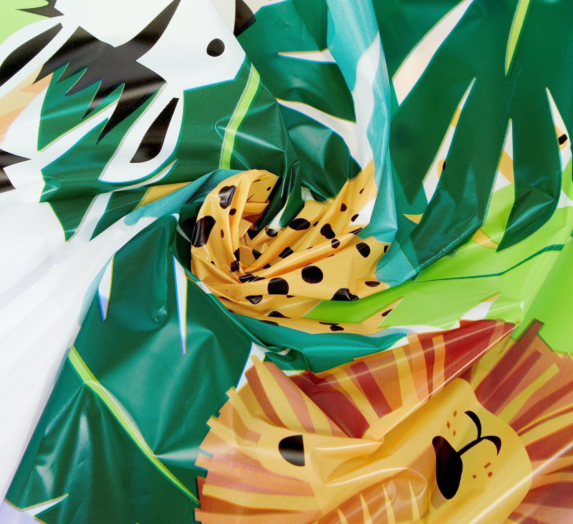 Unique Multicolor Plastic Animal Safari Table Cover (54"x84") 1 Count - Perfect for Kids Birthdays and Jungle Themed Celebrations