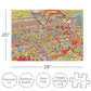AQUARIUS Where’s Waldo? Cake Factory 1000pc Puzzle (1000 Piece Jigsaw Puzzle) - Glare Free - Precision Fit - Officially Licensed Where's Waldo
